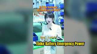 ?E-bike accu als back-upstroom?