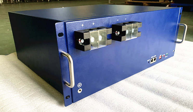 4.8Kwh 4U LiFepo4 ESS batterij voor Telecom Backup Data Center met MSDS 5 jaar garantie