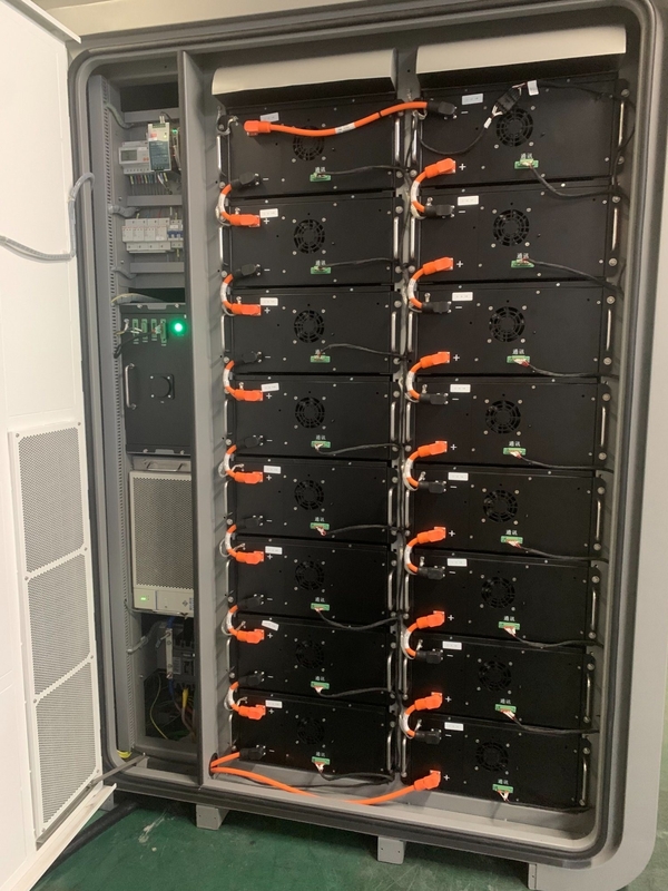 Buiten ESS kast Luchtgekoeld 229kwh LFP grote capaciteit voor park energieopslag en back-up stroomvoorziening
