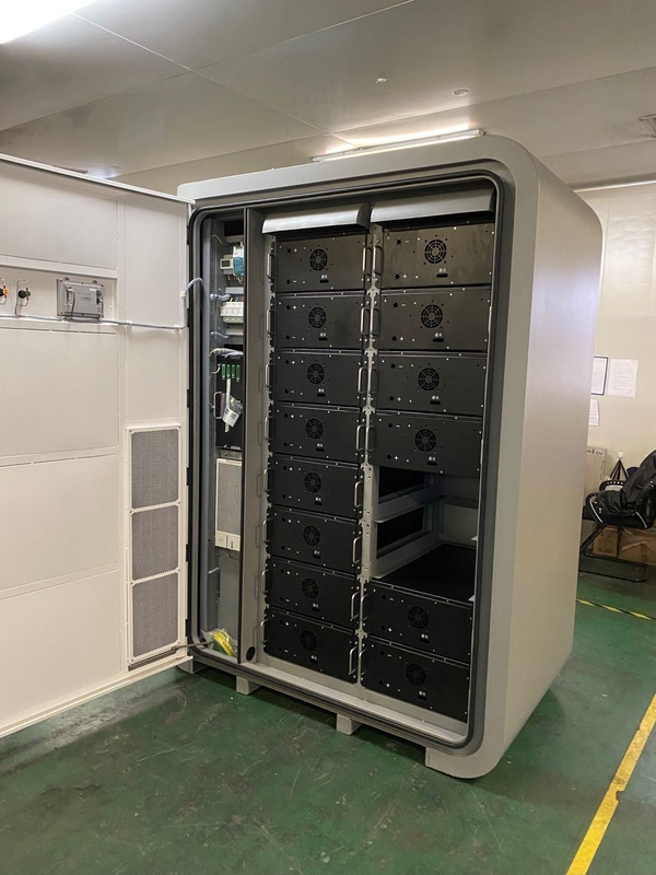 125 kW Buitenwaterwaterkoeling Energieopslagkas voor datacenters back-up