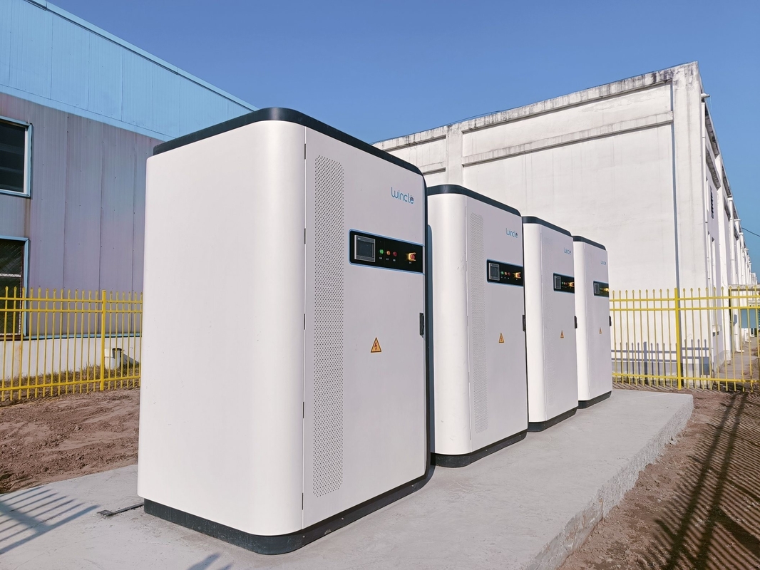 125kw ESS-kas 258KWh met EU-certificaat voor gedistribueerde opwekking en EV-laden