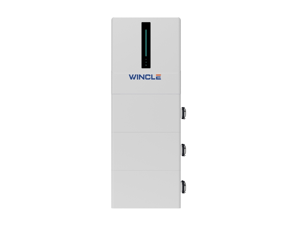 All-in-one LFP-batterij en omvormers 600*1500*220mm Huishoudelijk energieopslagsysteem