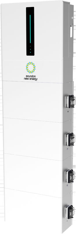 IEC61000 20.48kwh Power Wall Battery System 6000 Cyclus Levensduur voor thuis back-up en zonne-energie